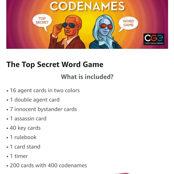 CodeNames by Czech Games - Picture 6 of 6